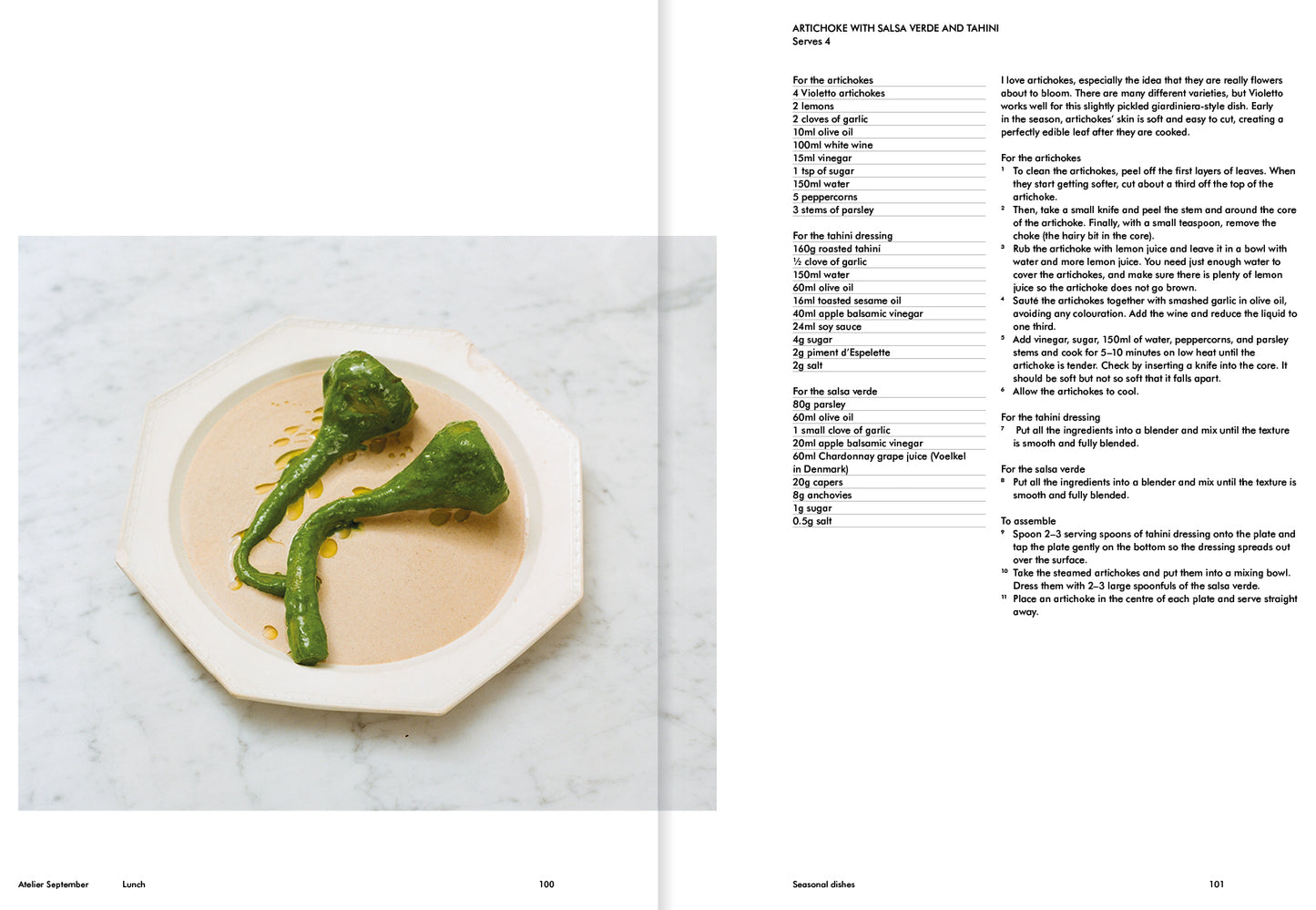 Atelier September Cookbook
